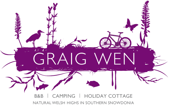 Graig Wen - Gwely a Brecwast, Gwersylla, Bwthyn gwyliau. Hwb naturiol i?r ysbryd yn Ne Eryri.