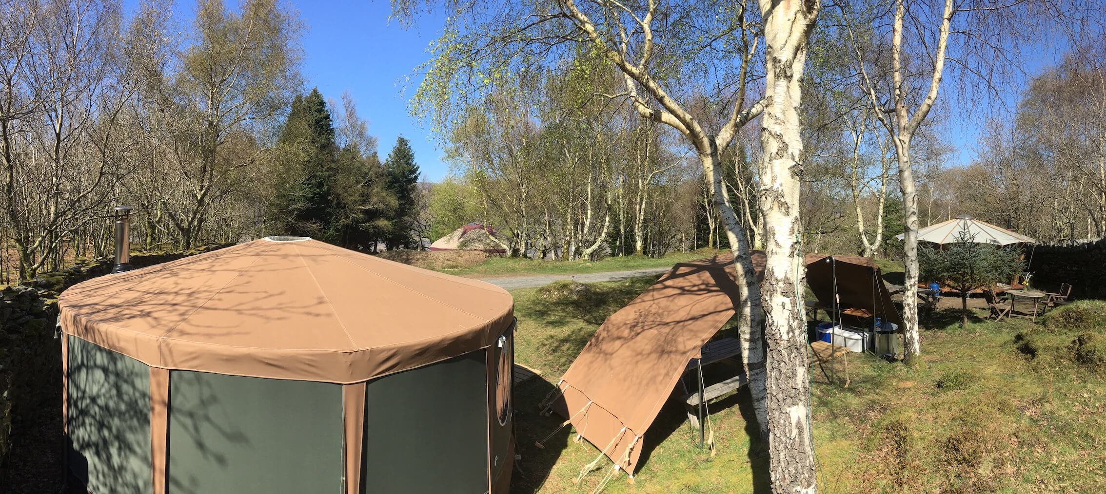 Glamping in the Glade Graig Wen