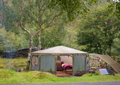 Tommy yurt glamping Wales