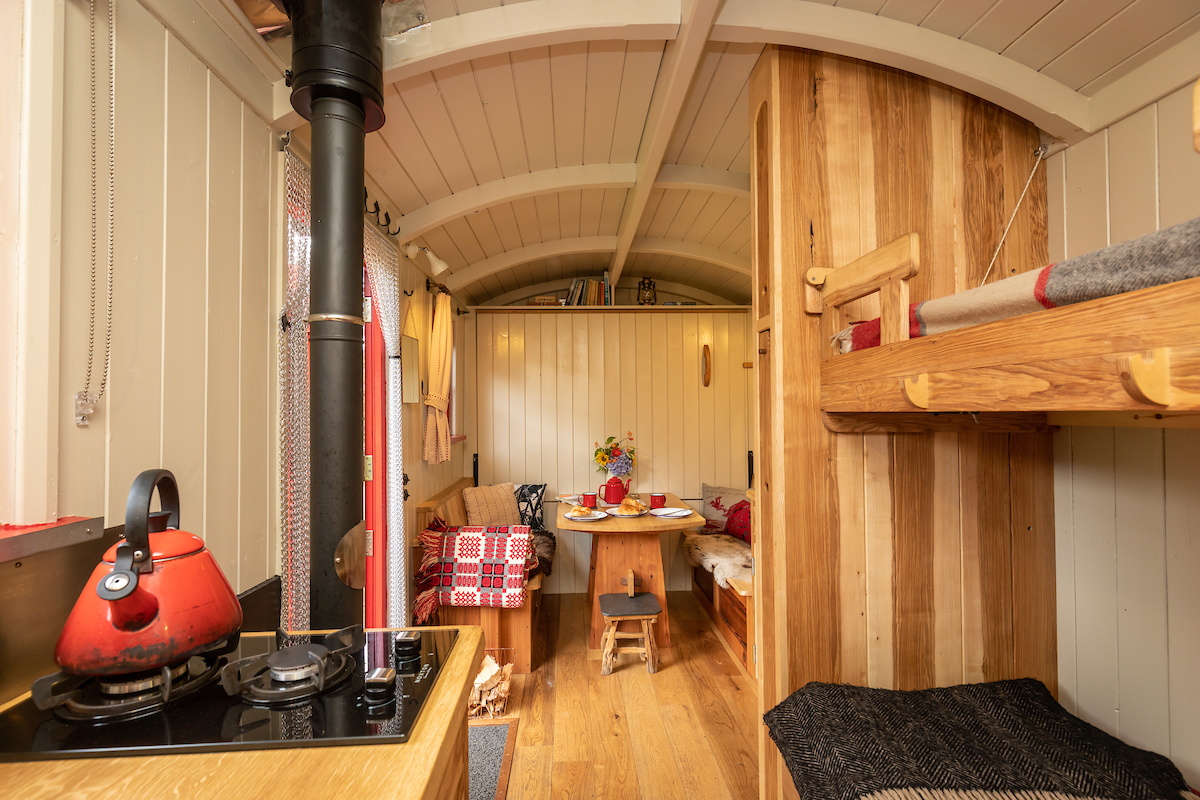 Cooking facilities to whip up simple meals Snowdonia Shepherds Hut