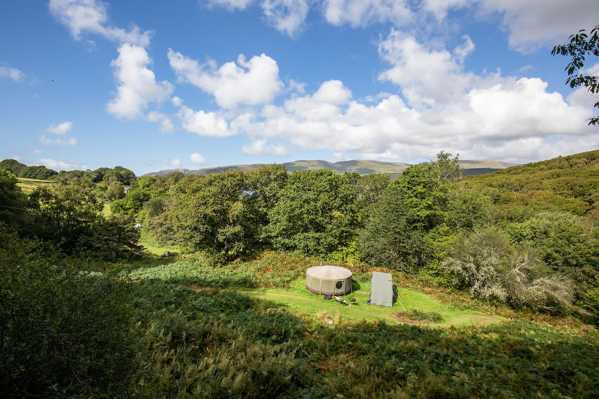 Glamping Snowdonia, yurt glamping Wales