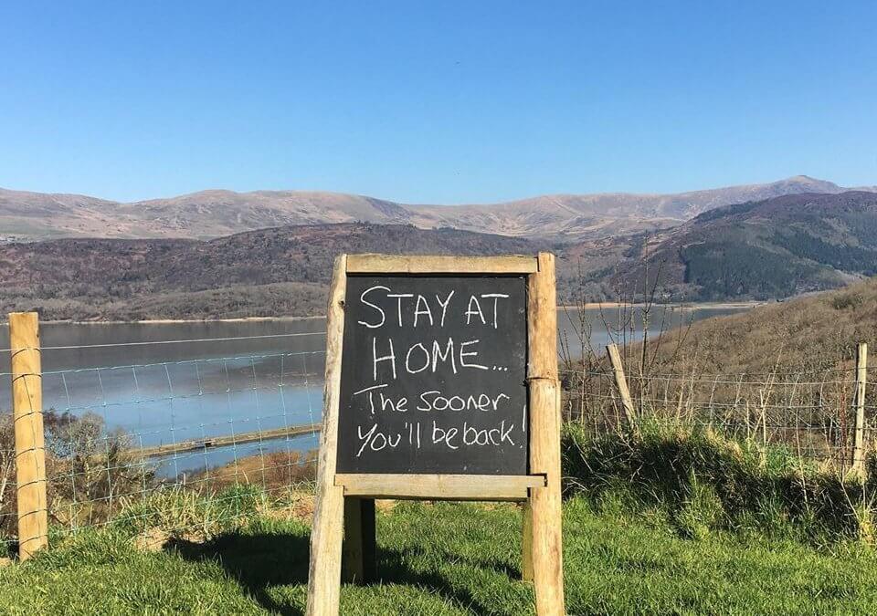 Life under lockdown on the Mawddach Estuary