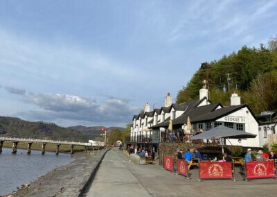 George II pub, close to Graig Wen snowdonia accommodation