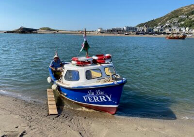 Barmouth Ferry | ycle friendly accommodation Snowdonia | Snowdonia Cycling | Barmouth cycle trail | the Mawddach trail Dolgellau | Traws Eryri trail