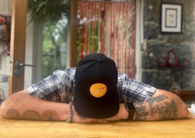 John wearing Graig Wen trucker cap