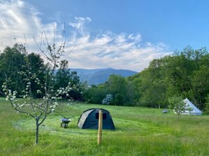 Wales camping, nearly wild camping