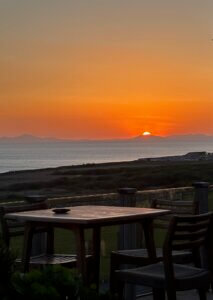 Sunset at Dylans, Barmouth best places to eat