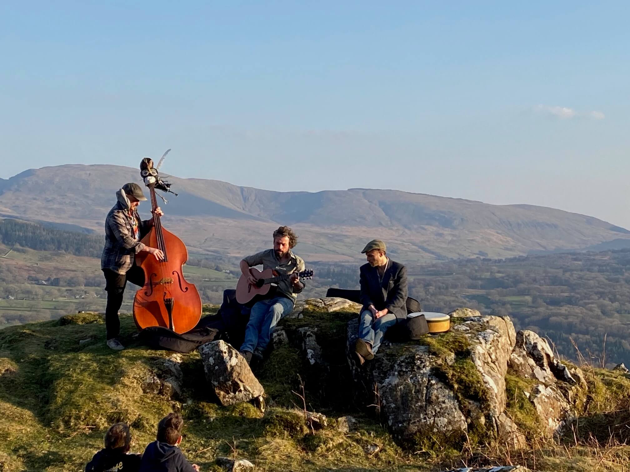 musicians in mountain scenery, Dolgellau events