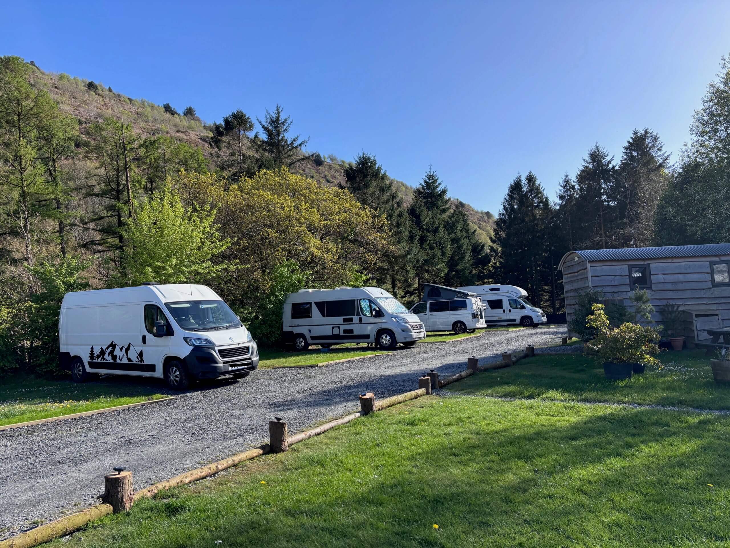 Wales camper van sites open all year